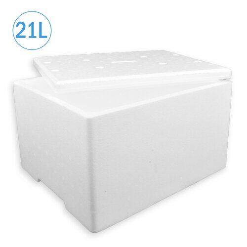 Boîte isotherme en polystyrène 10 litres glacière récipient d’expédition pour aliments, boissons, médicaments - polystyrène en EPS - boîte isolante réutilisable